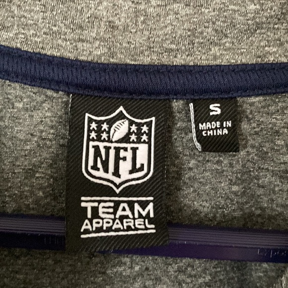 NFL Tram Apparel Quarter Zip Lightweight Sweater - New England Patriots - Picture 2 of 7